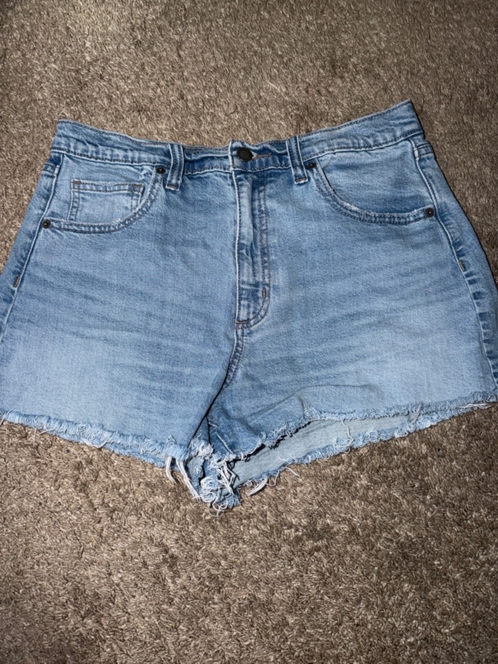 Universal Thread Light Wash Denim Cutoff Shorts